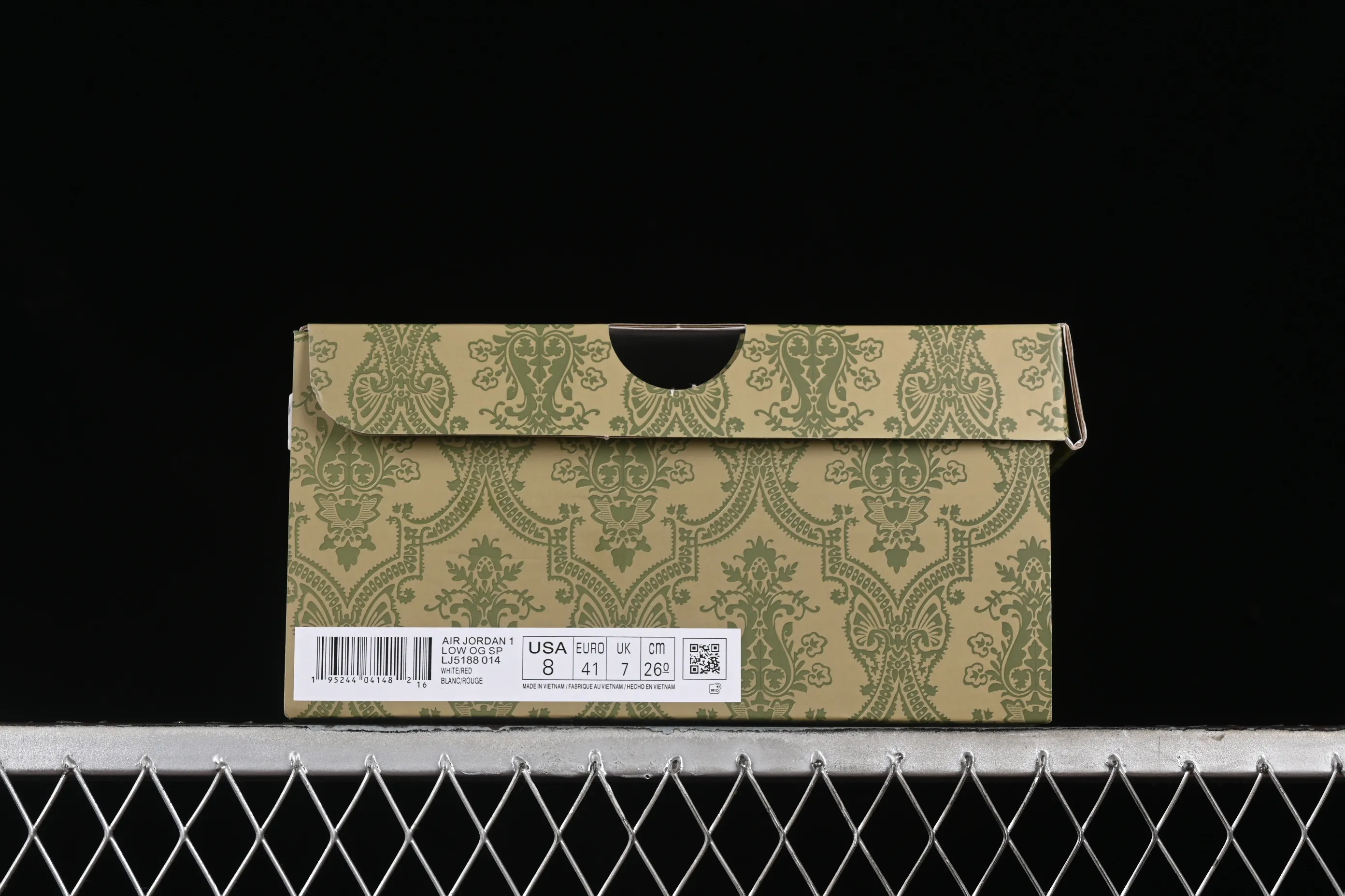 All categories Air Jordan Jordan series basketball shoes Air Jordan 1 Low Travis Scott x Fragment Design x Air Jordan 1 Low OG SP AJ1 Joe 1 Gucci joint-all white low-top cultural casual sneakers LJ5188-014